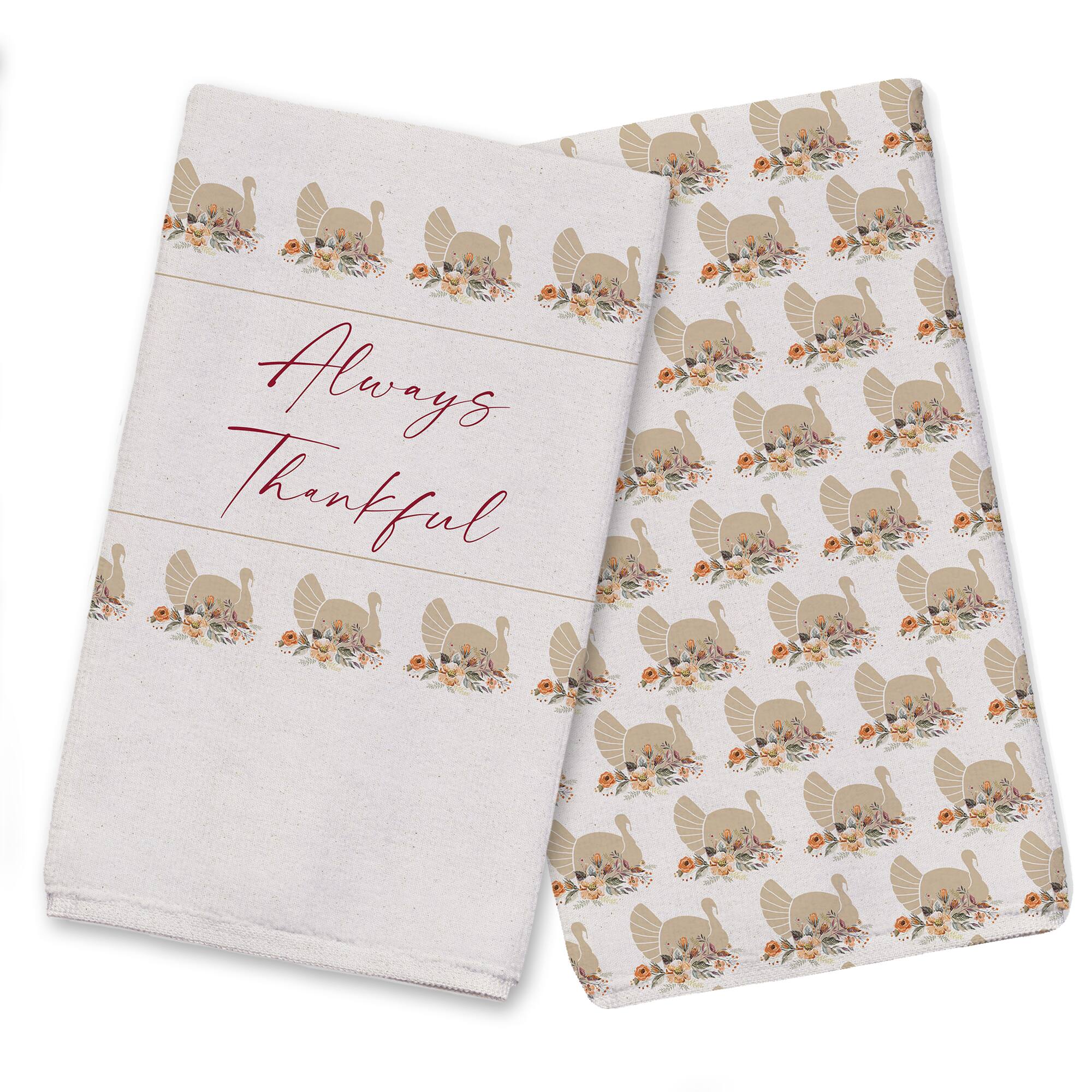 Turkey Always Thankful Tea Towel Set